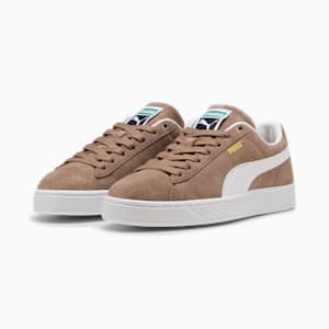 Tenis Suede Classic, Totally Taupe-PUMA White, extralarge