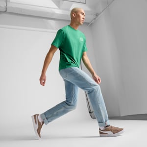 Suede Classic Sneakers, Totally Taupe-PUMA White, extralarge