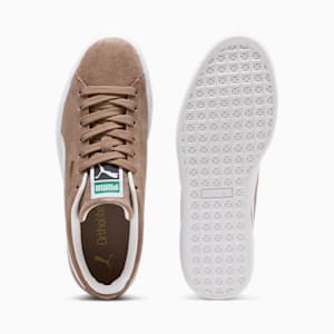 Tenis Suede Classic, Totally Taupe-PUMA White, extralarge