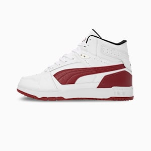 RBD Game Nova Mid Men's Sneakers, PUMA White-Dark Jasper-PUMA Black, extralarge-IND