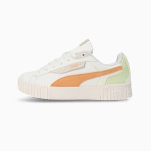 Carina 2.0 Zuki Women's Casual Sneakers, PUMA White-Warm White-Almost Apricot, extralarge-IND