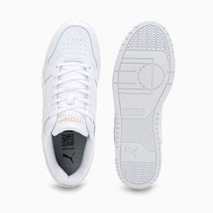 PUMA Court Shatter Low Unisex Sneakers, PUMA White-PUMA White-Puma Team Gold, extralarge-IND