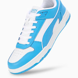 PUMA Court Shatter Low Unisex Sneakers, PUMA White-Regal Blue, extralarge-IND