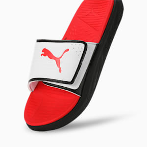 Softride Men's Slides, PUMA Black-PUMA Red-PUMA White, extralarge-IND