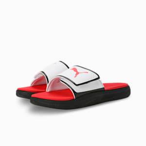 Softride Men's Slides, PUMA Black-PUMA Red-PUMA White, extralarge-IND