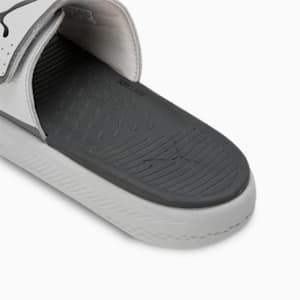Softride Men's Slides, Ash Gray-PUMA Black-Cool Dark Gray, extralarge-IND