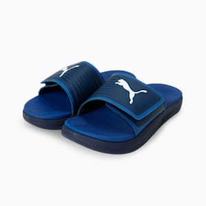Softride Men's Slides, Persian Blue-Clyde Royal-PUMA White, extralarge-IND