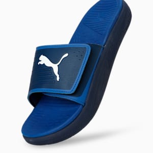 Softride Men's Slides, Persian Blue-Clyde Royal-PUMA White, extralarge-IND