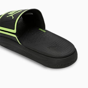 Softride Men's Slides, PUMA Black-Lime Smash, extralarge-IND