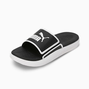 Softride Men's Slides, PUMA Black-PUMA White, extralarge-IND