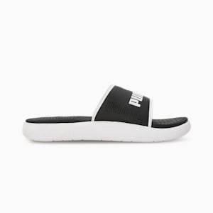 Softride Men's Slides, PUMA Black-PUMA White, extralarge-IND