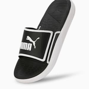 Softride Men's Slides, PUMA Black-PUMA White, extralarge-IND