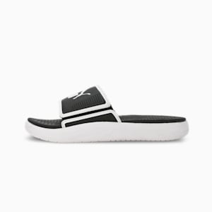 Softride Men's Slides, PUMA Black-PUMA White, extralarge-IND