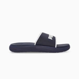 Softride Men's Slides, PUMA Navy-PUMA White, extralarge-IND