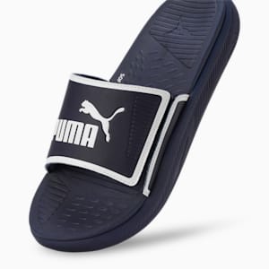 Softride Men's Slides, PUMA Navy-PUMA White, extralarge-IND