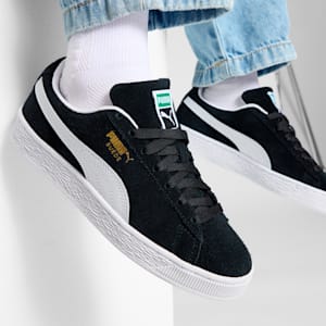 Tenis juvenil Suede Classic, PUMA Black-PUMA White, extralarge