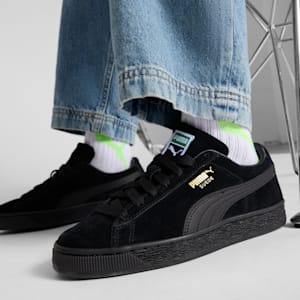 Tenis juvenil Suede Classic, PUMA Black-PUMA Black, extralarge
