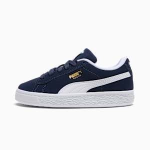 Suede Classic Little Kids' Sneakers, PUMA Navy-PUMA White, extralarge