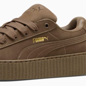 FENTY x PUMA Creeper Phatty Earth Tone Women's Sneakers, Totally Taupe-PUMA Gold-Warm White, extralarge