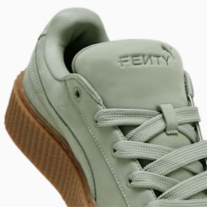 FENTY x PUMA Creeper Phatty Earth Tone Women's Sneakers, Green Fog-PUMA Gold-Gum, extralarge