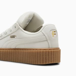 FENTY x PUMA Creeper Phatty Earth Tone Women's Sneakers, Warm White-PUMA Gold-Gum, extralarge