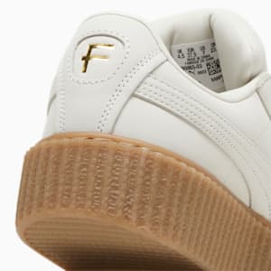 FENTY x PUMA Creeper Phatty Earth Tone Women's Sneakers, Warm White-PUMA Gold-Gum, extralarge
