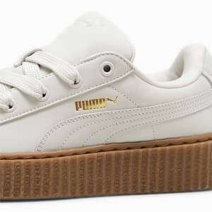FENTY x PUMA Creeper Phatty Earth Tone Big Kids' Sneakers, Warm White-PUMA Gold-Gum, extralarge
