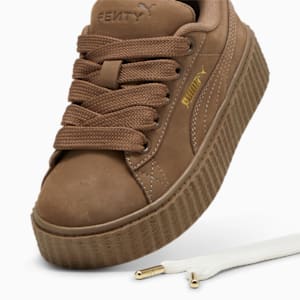FENTY x PUMA Creeper Phatty Earth Tone Kids' Sneakers, Totally Taupe-PUMA Gold-Warm White, extralarge-IND