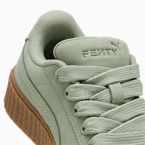 FENTY x PUMA Creeper Phatty Earth Tone Kids' Sneakers, Green Fog-PUMA Gold-Gum, extralarge-IND