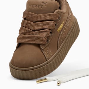 FENTY x PUMA Creeper Phatty Earth Tone Toddlers' Sneakers, Totally Taupe-PUMA Gold-Warm White, extralarge-IND