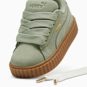 FENTY x PUMA Creeper Phatty Earth Tone Toddlers' Sneakers, Green Fog-PUMA Gold-Gum, extralarge