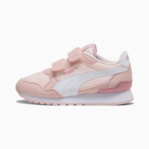ST Runner v4 Mesh Little Kids' Sneakers, Jasmine Flower-PUMA White-Mauve Mist-Poised Pink, extralarge