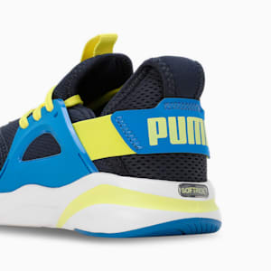 Softride Rift Swift Kicks Youth Sneakers, Club Navy-Hyperlink Blue-Yellow Burst, extralarge-IND