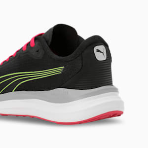 Lite FlexPunt Youth Running Shoes, PUMA Black-Lime Pow-PUMA Pink, extralarge-IND