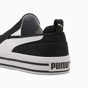 ユニセックス コート クラシック バルク スリッポン スニーカー, PUMA Black-PUMA White, extralarge-JPN