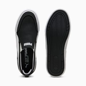ユニセックス コート クラシック バルク スリッポン スニーカー, PUMA Black-PUMA White, extralarge-JPN