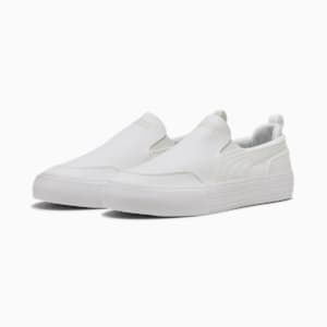 ユニセックス コート クラシック バルク スリッポン スニーカー, PUMA White-PUMA White, extralarge-JPN