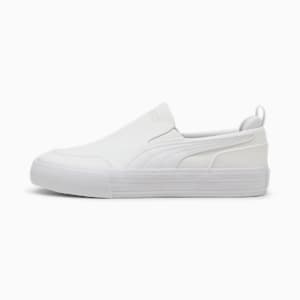 ユニセックス コート クラシック バルク スリッポン スニーカー, PUMA White-PUMA White, extralarge-JPN