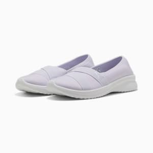 Tenis estilo panchas Adelina 2 para mujer, Lilac Frost-PUMA White, extralarge
