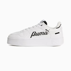 ウィメンズ キャリーナ ストリート プーマ スニーカー, PUMA White-PUMA Black, extralarge-JPN