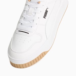 ウィメンズ キャリーナ ストリート レオ スニーカー, PUMA White-Sand Dune, extralarge-JPN