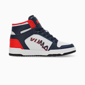 RBD Game V1 Youth Shoes, Feather Gray-Club Navy-For All Time Red, extralarge-IND