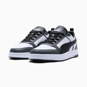 Tenis PUMA Dribble, PUMA White-PUMA Black-Shadow Gray, extralarge