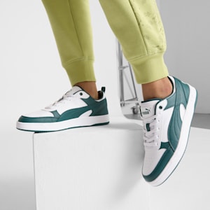 Tenis PUMA Dribble, PUMA White-Malachite, extralarge