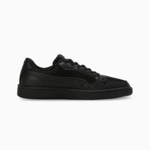 Smash Soft Cushioning Youth Sneakers, PUMA Black-PUMA White, extralarge-IND