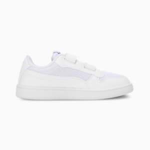 PUMA Smash Comfort Kid's Shoes, PUMA White-PUMA Black, extralarge-IND