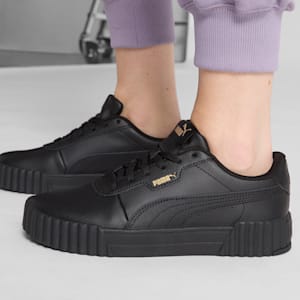 Carina 3.0 Women's Sneakers, PUMA Black-PUMA Gold, extralarge