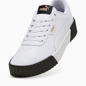 Carina 3.0 Women's Sneakers, PUMA White-PUMA Gold-PUMA Black, extralarge
