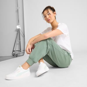 Tenis Mujer Carina Street Lux, PUMA White-Peaceful Blue-PUMA Gold, extralarge