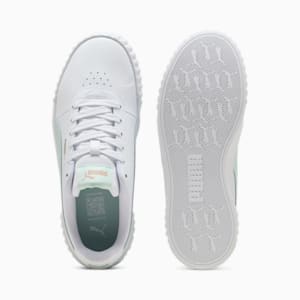 Tenis Mujer Carina Street Lux, PUMA White-Peaceful Blue-PUMA Gold, extralarge